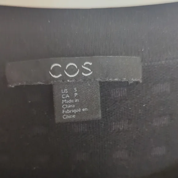 Black Button-Up Cardigan - Picture 3 of 3